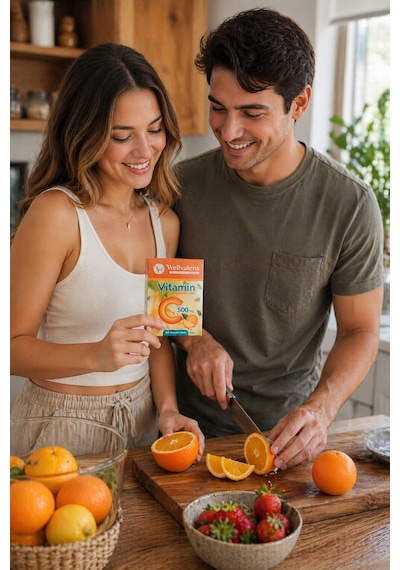 Vitamin C 500 Mg Çiğnenebilir Tablet Şekersiz 24 Tablet, Portakal Aromalı