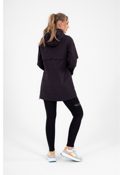 Escetic Koyu Gri Çıkarılabilir Kapüşonlu 2 Cepli Su Ve Rüzgar Geçirmez Kadın Softshell Mont 6331-3509-koyu Gri Koyu Gri