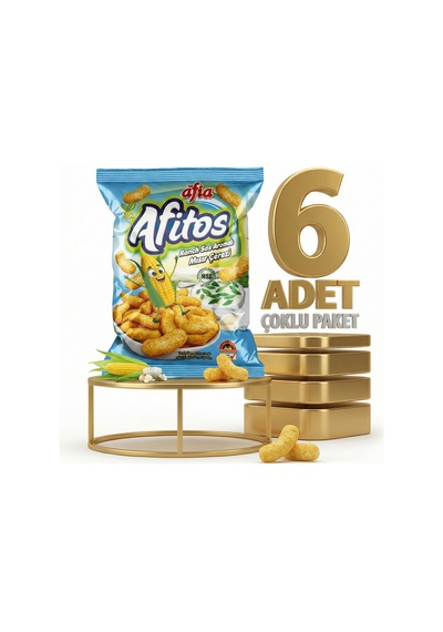 Afia Afitos Ranch Aromalı Mısır Çerezi 6x50 Gr