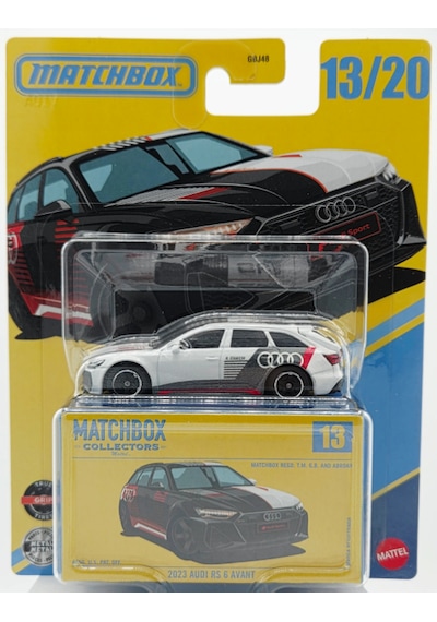 Matchbox 2026 Collectors Series Case G 2023 Audi Rs 6 Avant Beyaz
