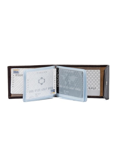 Tergan Kahve Unisex Deri Kredi Kartlık 01193B07
