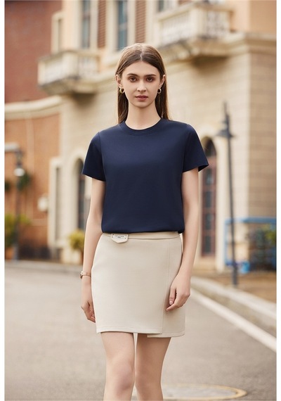 New Performance Premium Basic T-shirt 67.1% Naylon 22.0% Pamuk 10.9% Spandex Lacivert