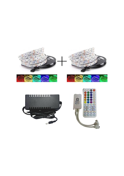 Tuya Destekli Wifi Kontrollü RGB Şerit Led Set 10M