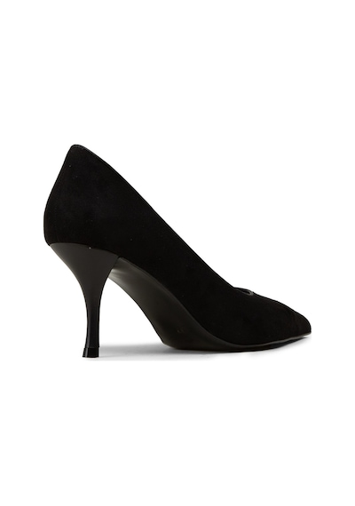 Deery Kadın Siyah Süet Sivri Burun Stiletto - V4045zsyhm01 siyah