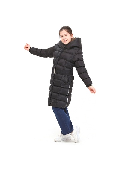 Kız Çocuk Mont 51270 Siyah