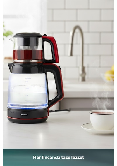 Homend Infinity XL 1764H Cam Çay Makinesi