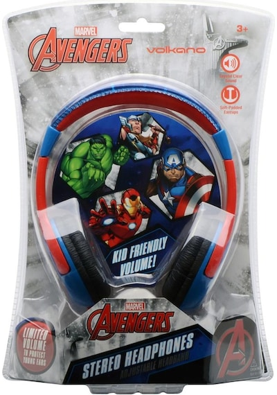 Volkano MV-1001-VAV Lisanslı Marvel Avengers Yenilmezler Kulak Üstü Çocuk Kulaklığı