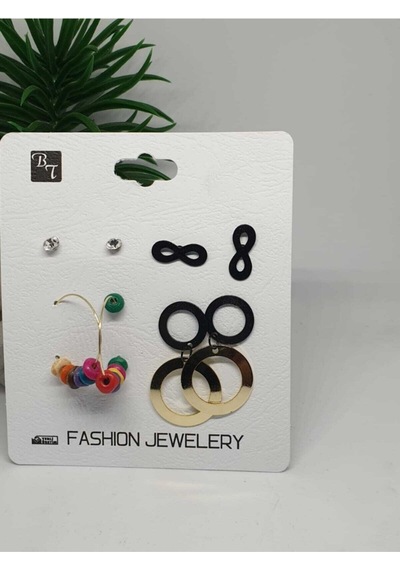 Çoklu Model Küpe Çok Renkli - 64055261 çok renkli