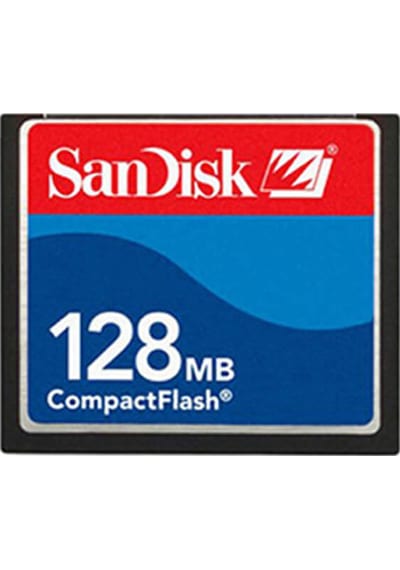 Sandisk Pcmcıa Cf Adaptör + 128Mb Cf Kart Compact Flash Kart