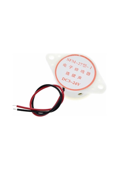 SFM-27 DC 3-24V 90DB Buzzer Aktif Buzzer Yüksek Beep Ses Üreteci  Yüksek Desibel Alarm Uyarıcı