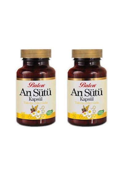 Balen Arı Sütü Kapsül 375 Mg 60 Kapsül 2 Adet