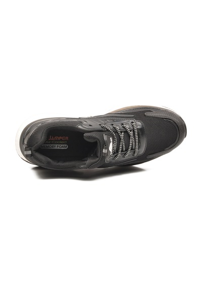 Siyah Fileli Hafif Esnek Memory Foam Erkek Spor Ayakkabı 2294 M Siyah - Beyaz