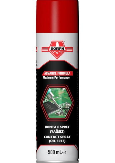 Börfh Yağsız Kontak Temizleme Spreyi 500 Ml