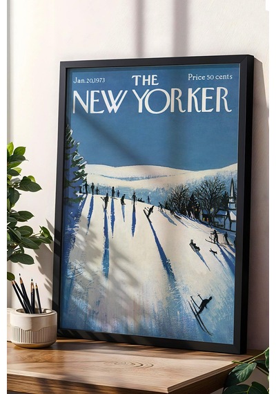 The New Yorker Çerçeveli Tablo January 20 1973