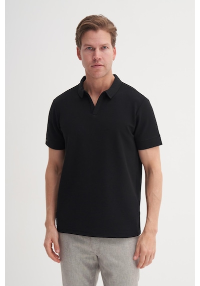 Cazador 4201 Erkek Polo T-shirt Siyah