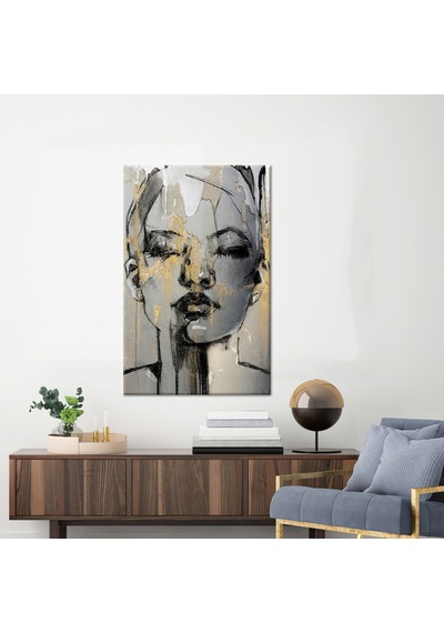 70x100 Cm 1 Parça Kanvas Tablo, Modern Kanvas, Soyut Kanvas