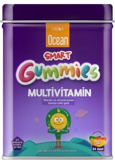 Ocean Smart Gummies Multivitamin Çiğnenebilir Tablet 64 Adet