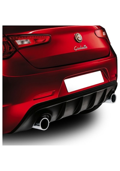 Alfa Romeo Giulietta Difüzör Çift Çıkış Plastik Parlak Siyah Nam Tunıng Garage