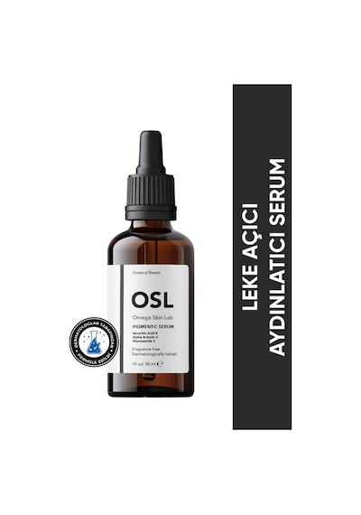 OSL Omega Skin Lab Leke Açıcı Ve Aydınlatıcı Pigment C Serum 30 ML