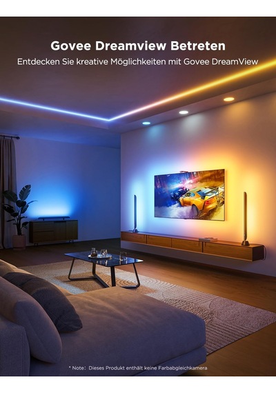 Govee Led Lightbar, 31 İnç Rgbıc Tv Işık Şeridi, 70-85 İnç Tv'ler İçin Tv Arka Işığı, Dekorasyon İçin Işık Çubuğu, Alexa Ve Google Assistant İle Çalışır, 2 Paket Siyah Govee Led Lightbar, 31 İnç Rgbıc Tv Işık Şeridi, 70-85 İnç Tv'ler İçin Tv Arka Işığı, Dekorasyon İçin Işık Çubuğu, Alexa Ve Google Assistant İle Çalışır, 2 Paket Siyah