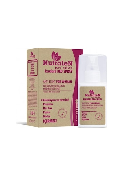 Nutralen Exudae Deo Sprey Scent Kadın Deodorant 50 ML