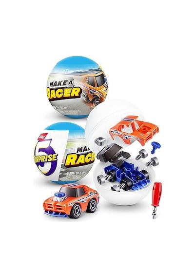 1 Adet - Mini Brands Make A Racer Araba Sürpriz Paket - 1 Adet