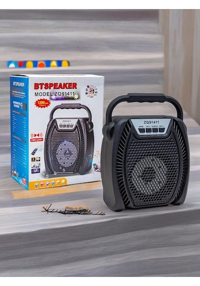 5 Watt Usb-sd-aux-fm-bluetooth Destekli Taşınabilir Hoparlör Zqs-1411