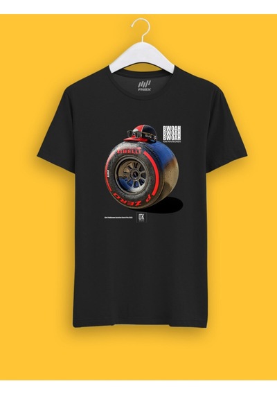 Flood Of Style Unisex Siyah Kimi Raikkonen Avusturya Gp 2020 T-shirt