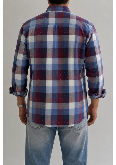 Cool Tarz Erkek Ekose Desenli Oxford Regular Fit Uzun Kollu Gömlek Lacivert-kırmızı Lacivert-kırmızı Cool Tarz Erkek Ekose Desenli Oxford Regular Fit Uzun Kollu Gömlek Lacivert-kırmızı Lacivert-kırmızı