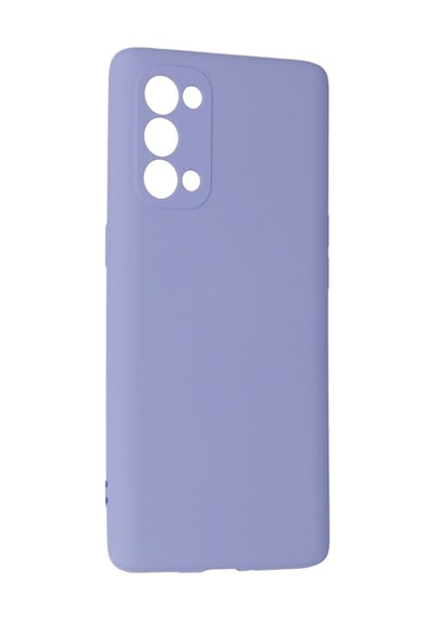 Reno 5 Pro Kılıf Nano İçi Kadife Silikon - Lila Bz8683140232832
