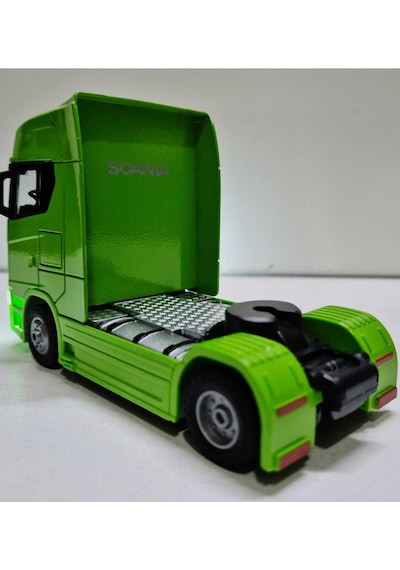 Scania V8 Çekici Tır 12 Cm Demir Çek Bırak Oyuncak Scania Metal Tır Taşıyıcı Mini Model Araç Diecast
