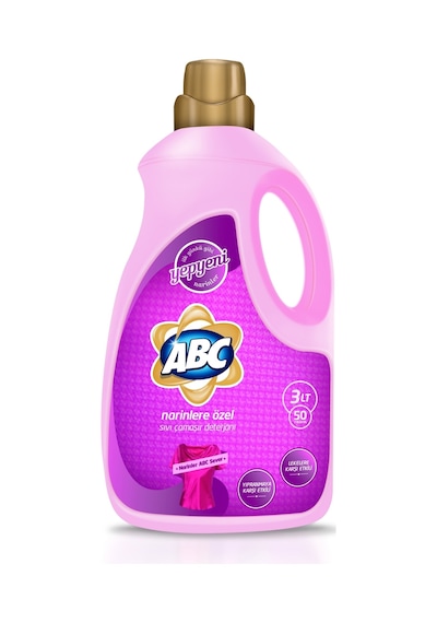 ABC Narinlere Özel Sıvı Çamaşır Deterjanı 50 Yıkama 3 L