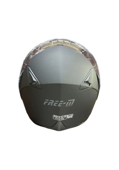 Motoanl Motosiklet Güneş Vizörlü Çene Açılır Kask Mat Siyah
