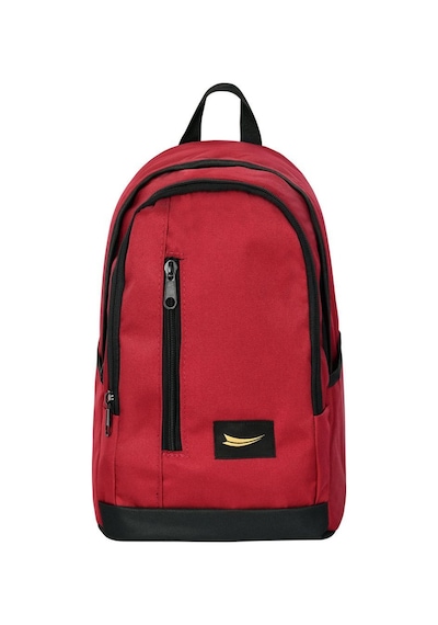 Trend Unisex Suya Dayanikli Cift Suluk Bolmeli Okul Sirt Cantasi Gunluk Kullanim Bordo