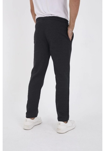Assema Unisex Üç İplik Basic Eşofman Pantolon - Antrasit Çok Renkli