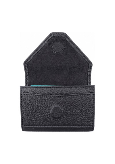 Alphaclub Bag Kadın Hakiki Deri Bölmeli Küçük Kartlık Cüzdan Siyah