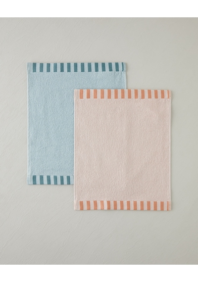 English Home Stripe Edge Pamuk El Havlusu 30x40 Cm Mint Mint