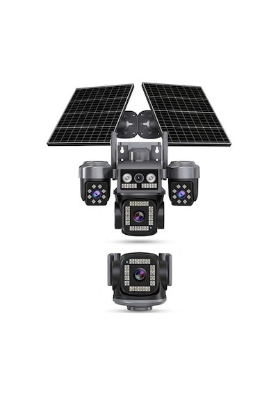 X5 Tech Rx-85gz -dual Lens Hieasy Füme 4 Kamera +1 Yıllık Sim Kart +64gb Hafıza Kartı Güneş Enerjili