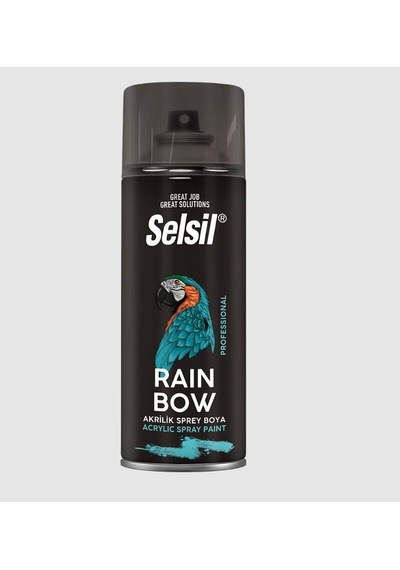 Selsil Rainbow Akrilik Sprey Boya 6005 Yosun Yeşili