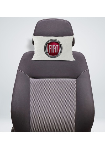 Bk Gift Fiat Tasarımlı Dikdörtgen Araç Koltuk Yastığı-1
