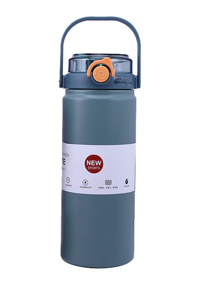 316 L Çelik 1200 ML Vakumlu Soğuk Pipetli Matara Suluk cin413mv-12