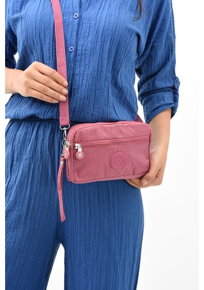 Baginn Klinkır Kumaş Mini Çapraz Askılı Kadın Çanta 571 Collection Yağmur Geçirmez El Çantası 20 10 Cm 001