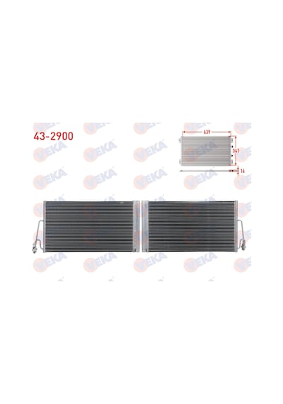 Mini R50,r53 Cooper 1.6 2001-2006 Klima Radyatoru