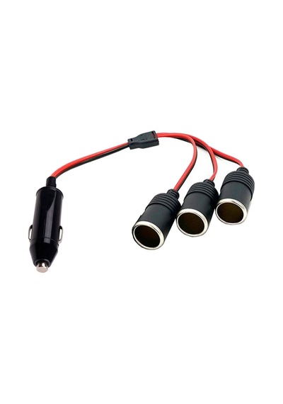 Araç Karavan Tekne İçin Çakmaklık Çoklayıcı Splitter 1 Erkek 3 Dişi