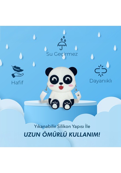 Ogi Mogi Toys Silikon Panda Omuz Çantası