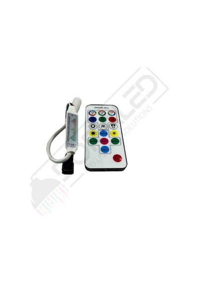 Sp104e Ws2811-ws2812 Volt Argb Müzik Pixel Kontrol Devresi Rf Kumandalı Magic Led
