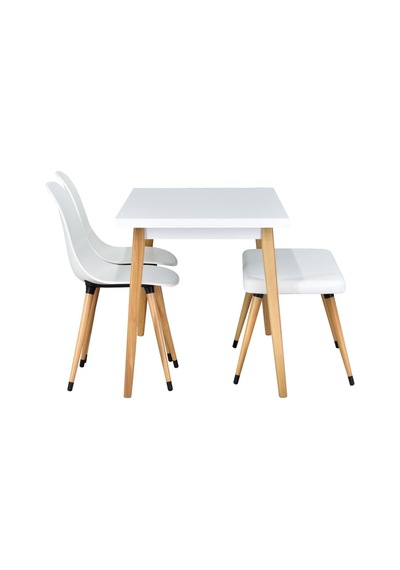 Vilinze Eames Sandalye-bank Avanos Ahşap Mdf Mutfak Masası Takımı - 70x120 Cm Natürel Vilinze Eames Sandalye-bank Avanos Ahşap Mdf Mutfak Masası Takımı - 70x120 Cm Natürel