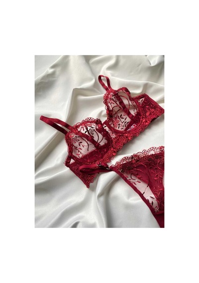 Valunor Glam Bordo Kadın İç Çamaşırı Takımı Askılı Dantelli Çiçekli Balenli Sütyen Takımı Tanga Ve Bralet Bordo - 844047374 Bordo Valunor Glam Bordo Kadın İç Çamaşırı Takımı Askılı Dantelli Çiçekli Balenli Sütyen Takımı Tanga Ve Bralet Bordo - 844047374 Bordo