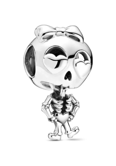 Nur Silver Sallantılı İskelet Kız Gümüş Charm Nur-bl00321