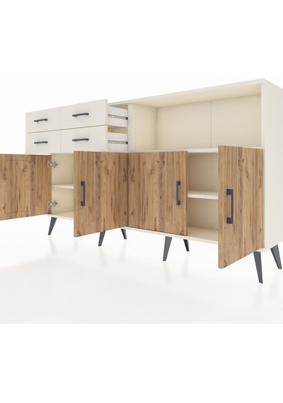 Arges Konsol 4 Raflı 4 Çekmeceli 4 Kapaklı 176x30x99 Aytaşı-çam/aytaşı Atlas Çam/aytası - Aytası Arges Konsol 4 Raflı 4 Çekmeceli 4 Kapaklı 176x30x99 Aytaşı-çam/aytaşı Atlas Çam/aytası - Aytası